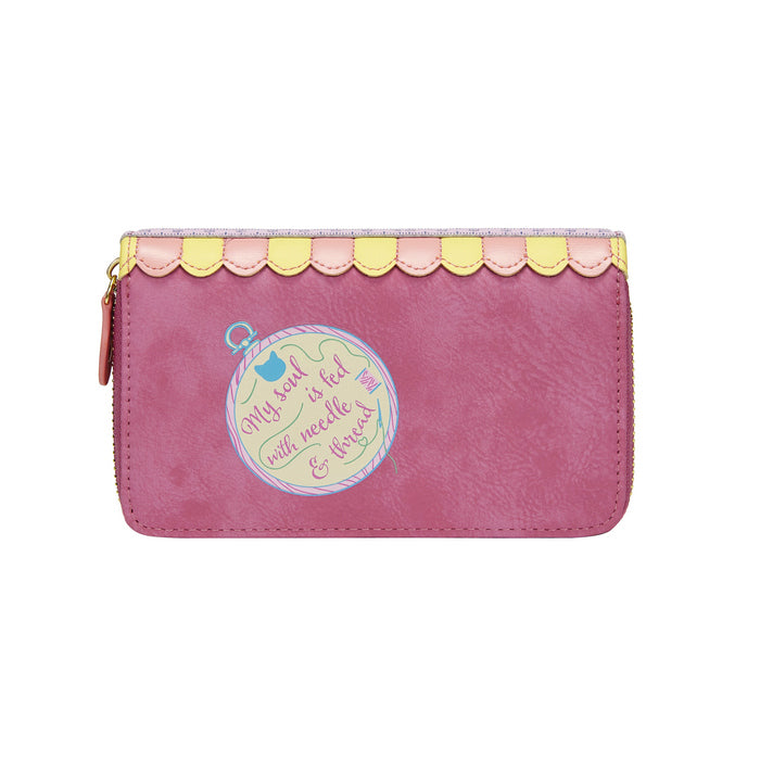 Vendula Sewing Shop - Rasberry Edition Medium Ziparound Wallet