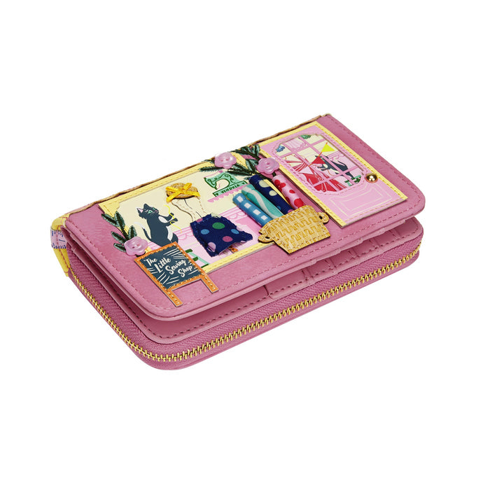 Vendula Sewing Shop - Rasberry Edition Medium Ziparound Wallet