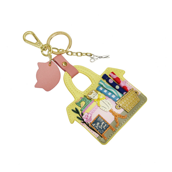 Vendula Sewing Shop - Rasberry Edition Key Charm