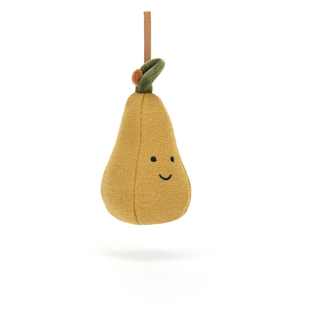 Jellycat Festive Folly Pear 10cm