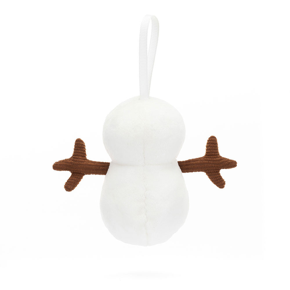 Jellycat Christmas Festive Folly Snowman 15cm
