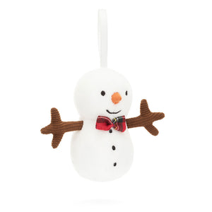 Jellycat Christmas Festive Folly Snowman 15cm