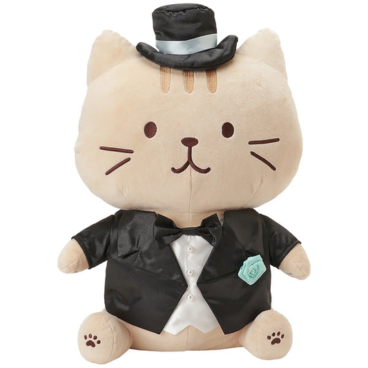 Hapins Happy Wedding Plush Large Ginger Cat