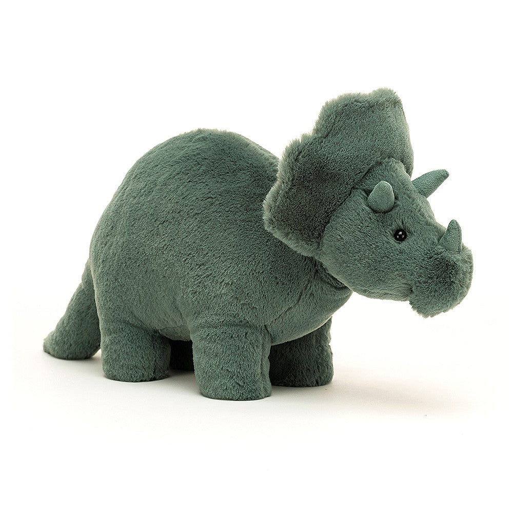 Jellycat Fossilly Triceratops 17cm