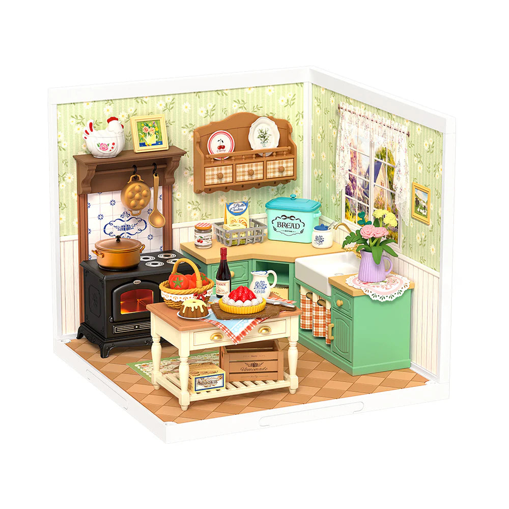 Robotime Rolife Farmhouse Kitchen DIY Miniature House DW024