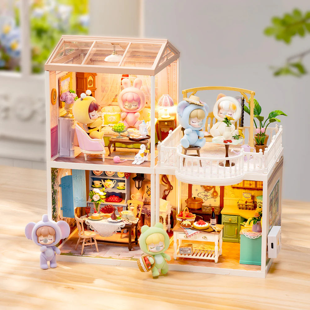 Robotime Rolife Farmhouse Kitchen DIY Miniature House DW024