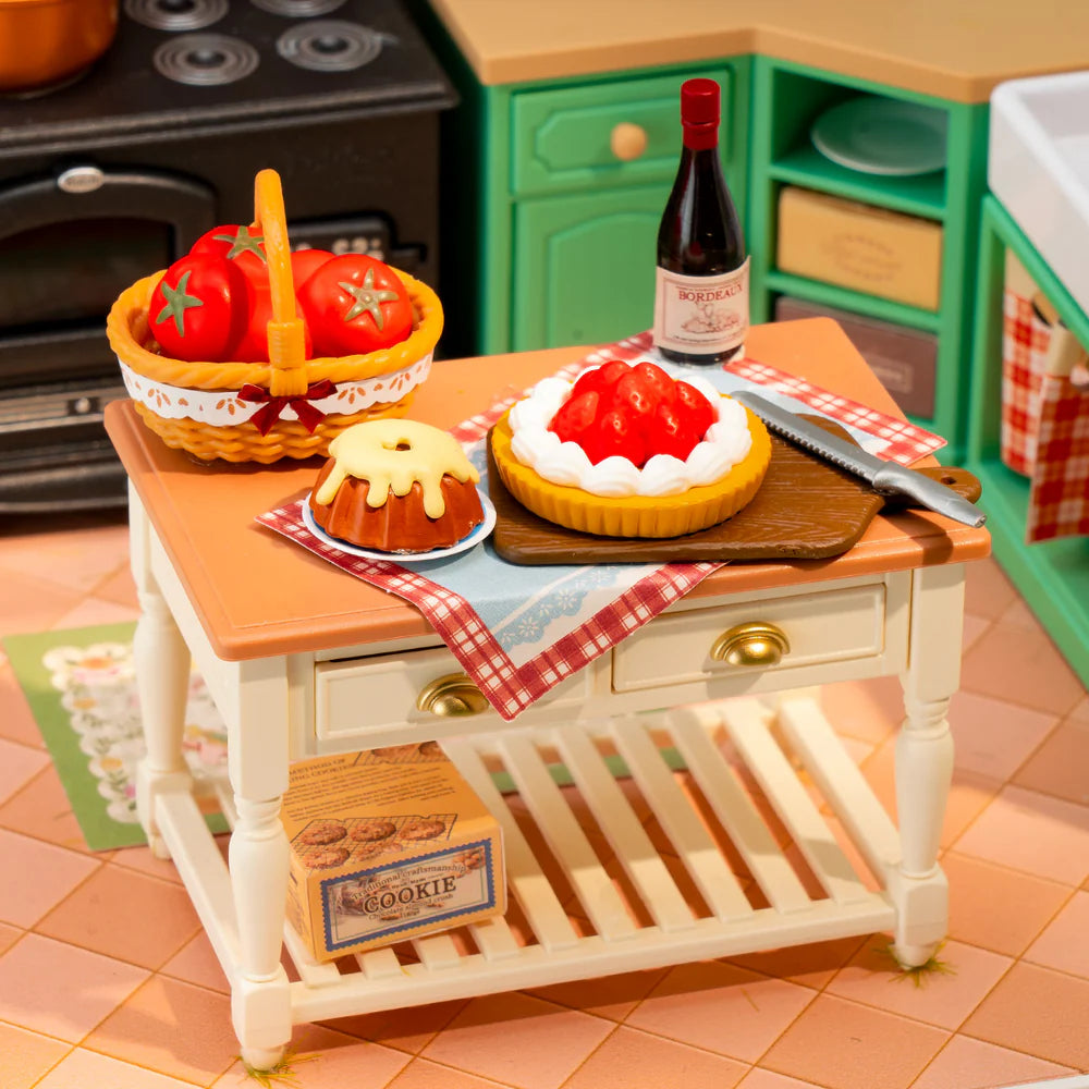 Robotime Rolife Farmhouse Kitchen DIY Miniature House DW024