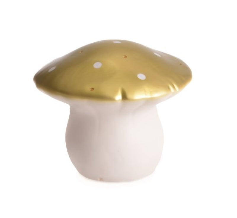 Knox & Floyd Heico Lamp – Medium Mushroom Gold