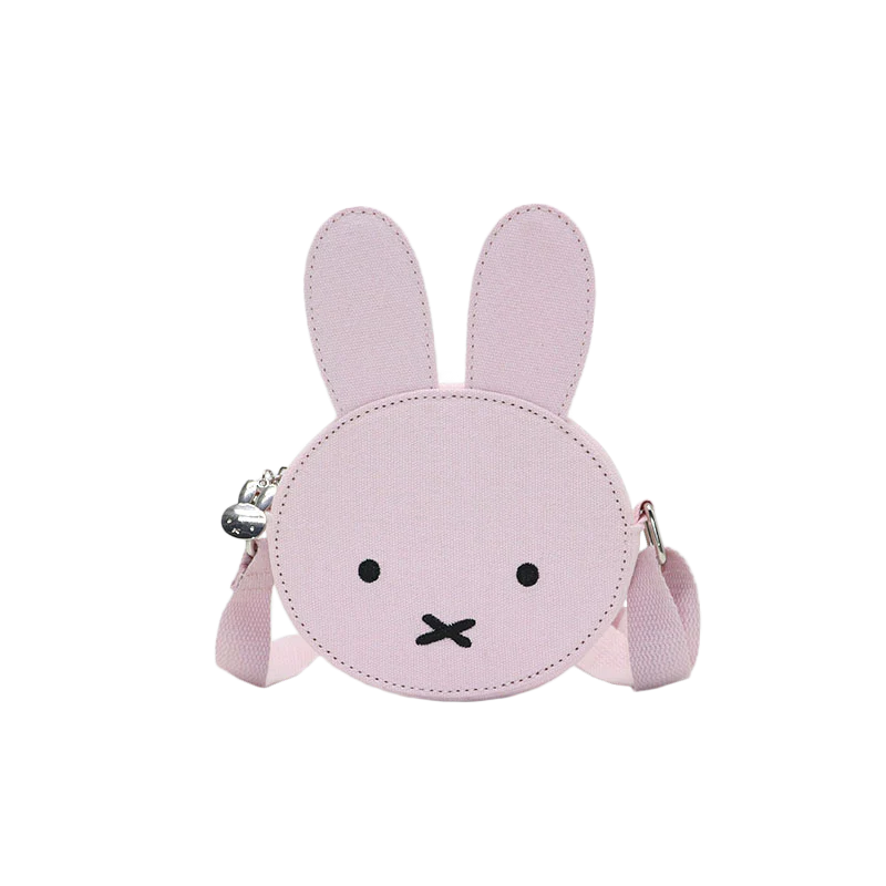 Miffy Crossbody Bag Canvas Ears Pink Small