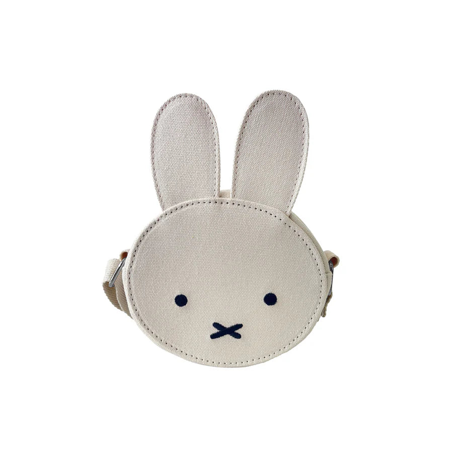 Miffy Crossbody Bag Canvas Ears Pink Small