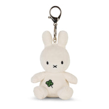 Load image into Gallery viewer, Miffy &amp; Friends Miffy Four Leaf Clover Keychain Offwhite 10 cm
