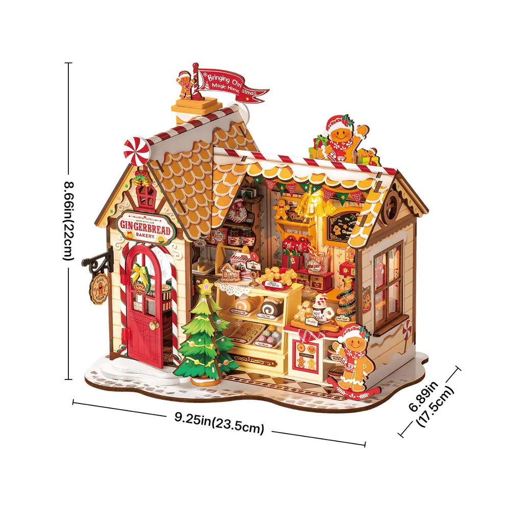 Robotime Gingerbread House DIY Miniature House DG176