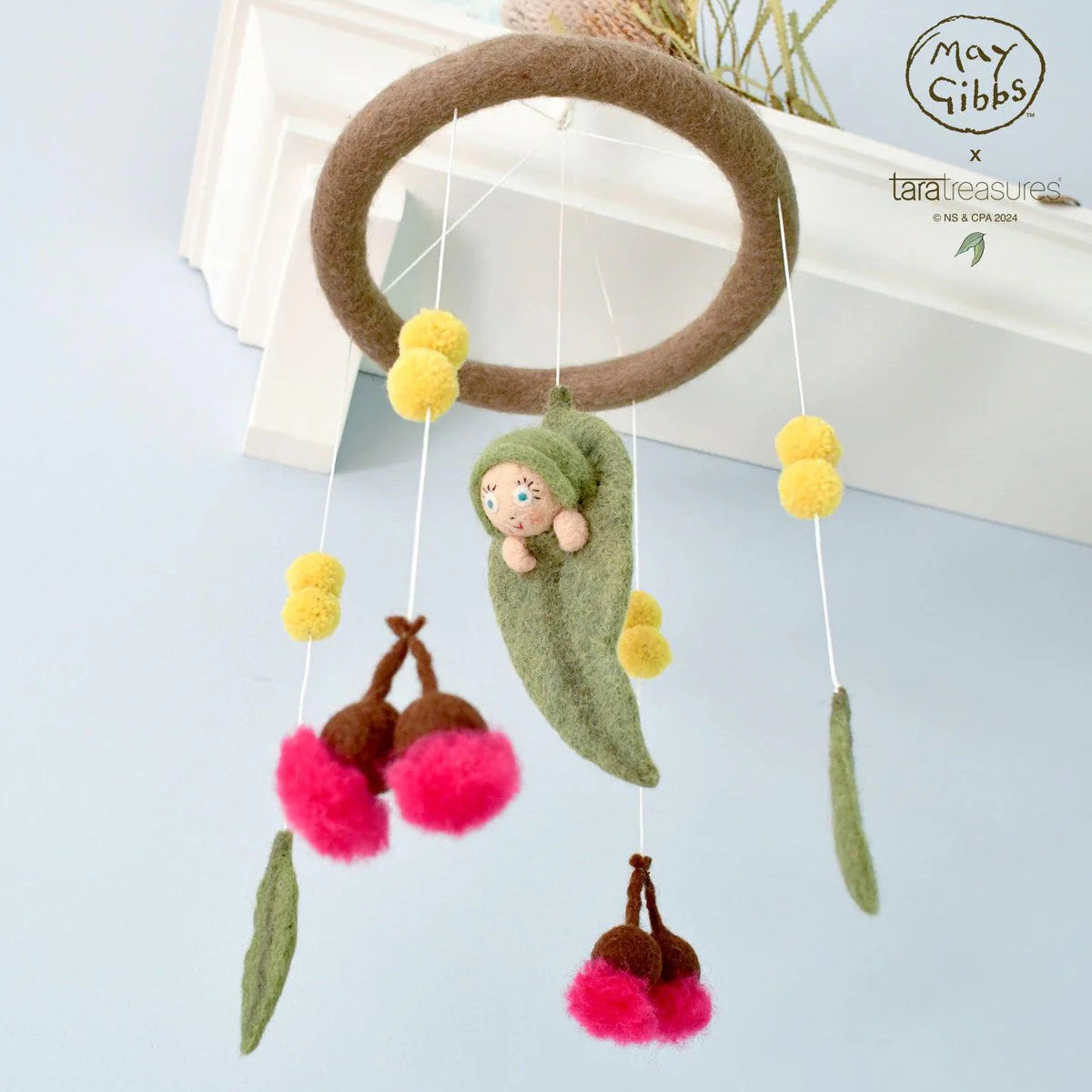Tara Treasures x May Gibbs Gumnut Baby Cot Mobile