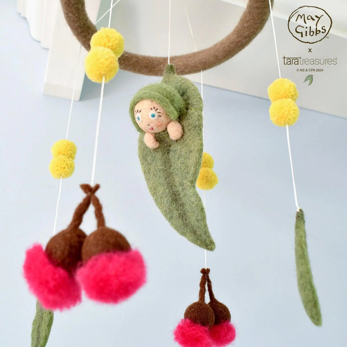 Tara Treasures x May Gibbs Gumnut Baby Cot Mobile