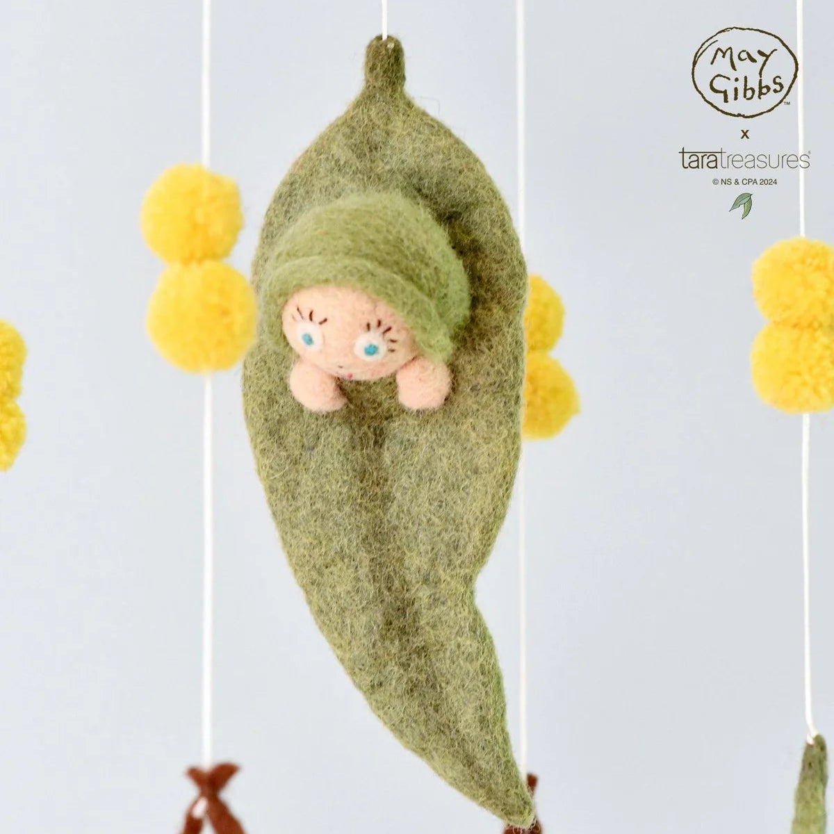 Tara Treasures x May Gibbs Gumnut Baby Cot Mobile
