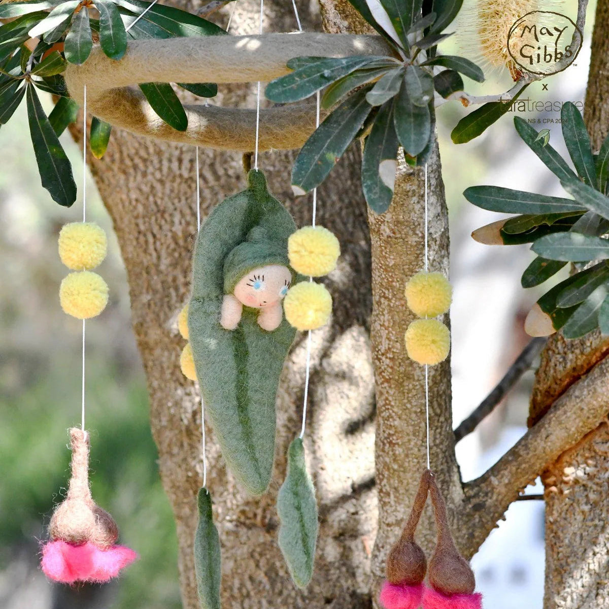 Tara Treasures x May Gibbs Gumnut Baby Cot Mobile