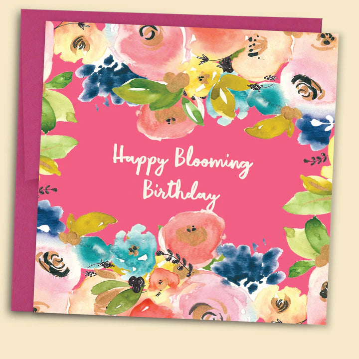 Papernest Happy Blooming Birthday Card - Pink