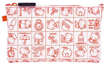 Load image into Gallery viewer, NUU- Hello Kitty Red/White Retro Pouch 190mm
