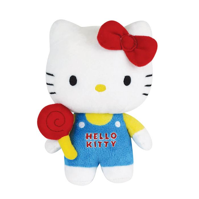 Hello Kitty and Friends Hello Kitty Apple & Lollipop Plush 17cm