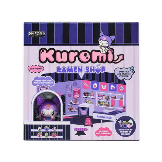 Hello Kitty and Friends Sticker House Kuromi Ramen Restaurant 20.5cm