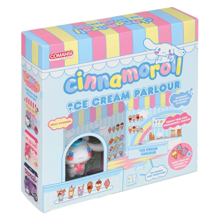 Hello Kitty and Friends Sticker House Cinnamoroll Ice Cream Parlour 20.5cm