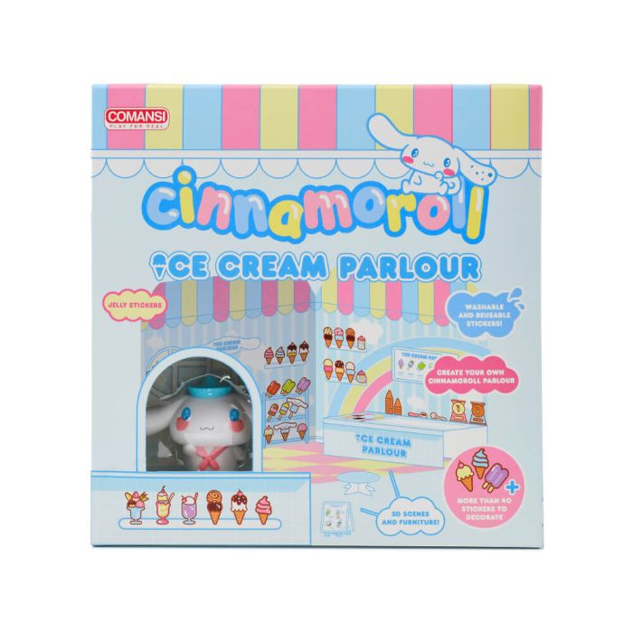 Hello Kitty and Friends Sticker House Cinnamoroll Ice Cream Parlour 20.5cm