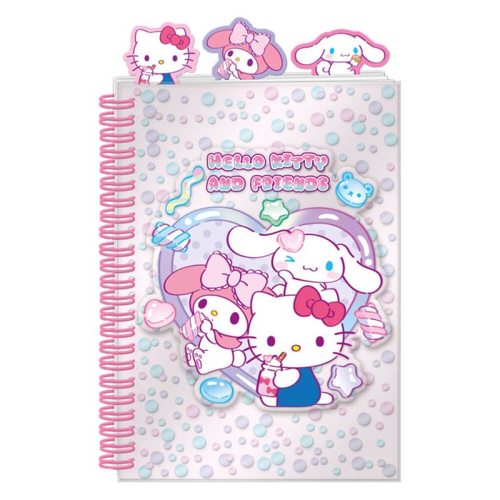 Hello Kitty Sweets Glitter Notebook 24cm