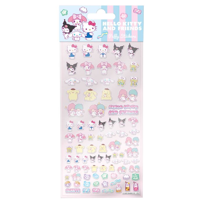 Hello Kitty Sweets Puffy Sticker Sheet