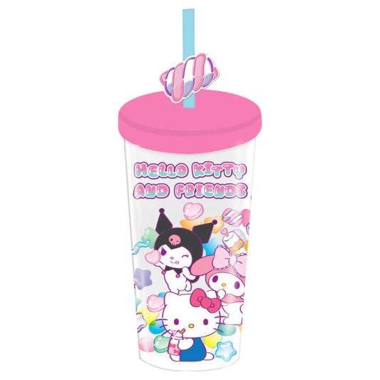 Hello Kitty Sweets Beaker & Straw