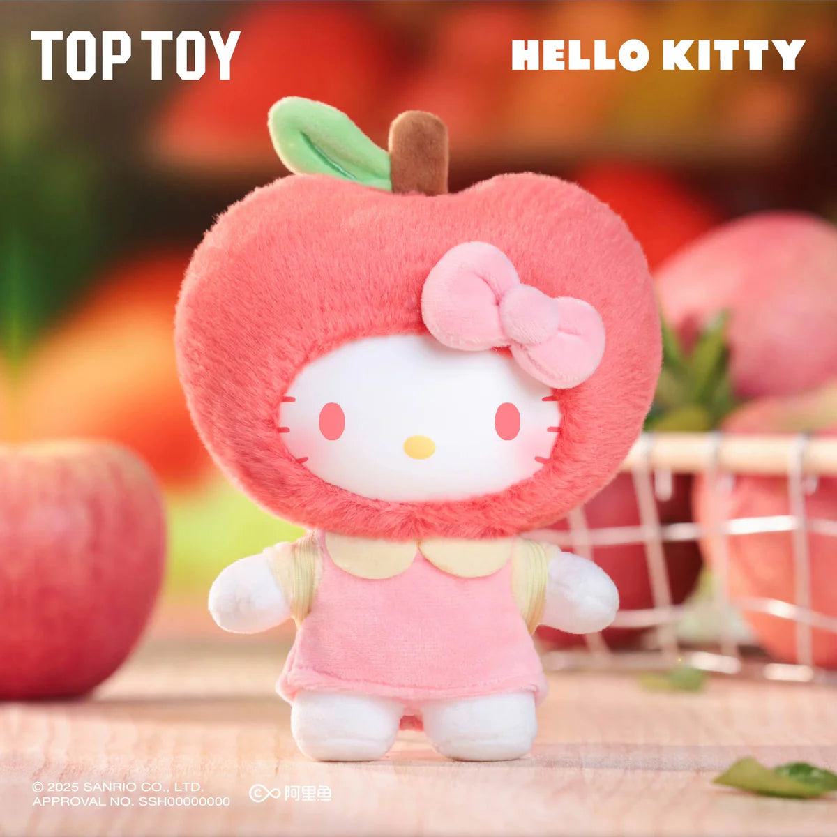 Toptoy Hello Kitty Fruity Paradise Vinyl Plush Keychain Gift Blind Box