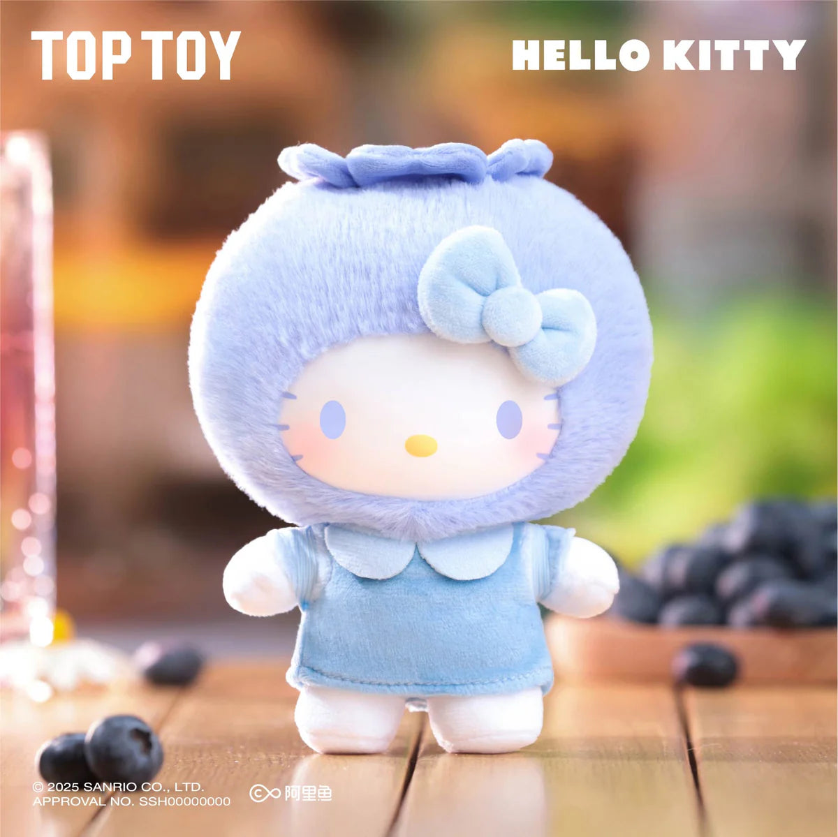 Toptoy Hello Kitty Fruity Paradise Vinyl Plush Keychain Gift Blind Box
