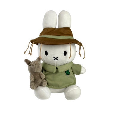 Miffy Australiana Green Sitting Plush with Kangaroo 23cm