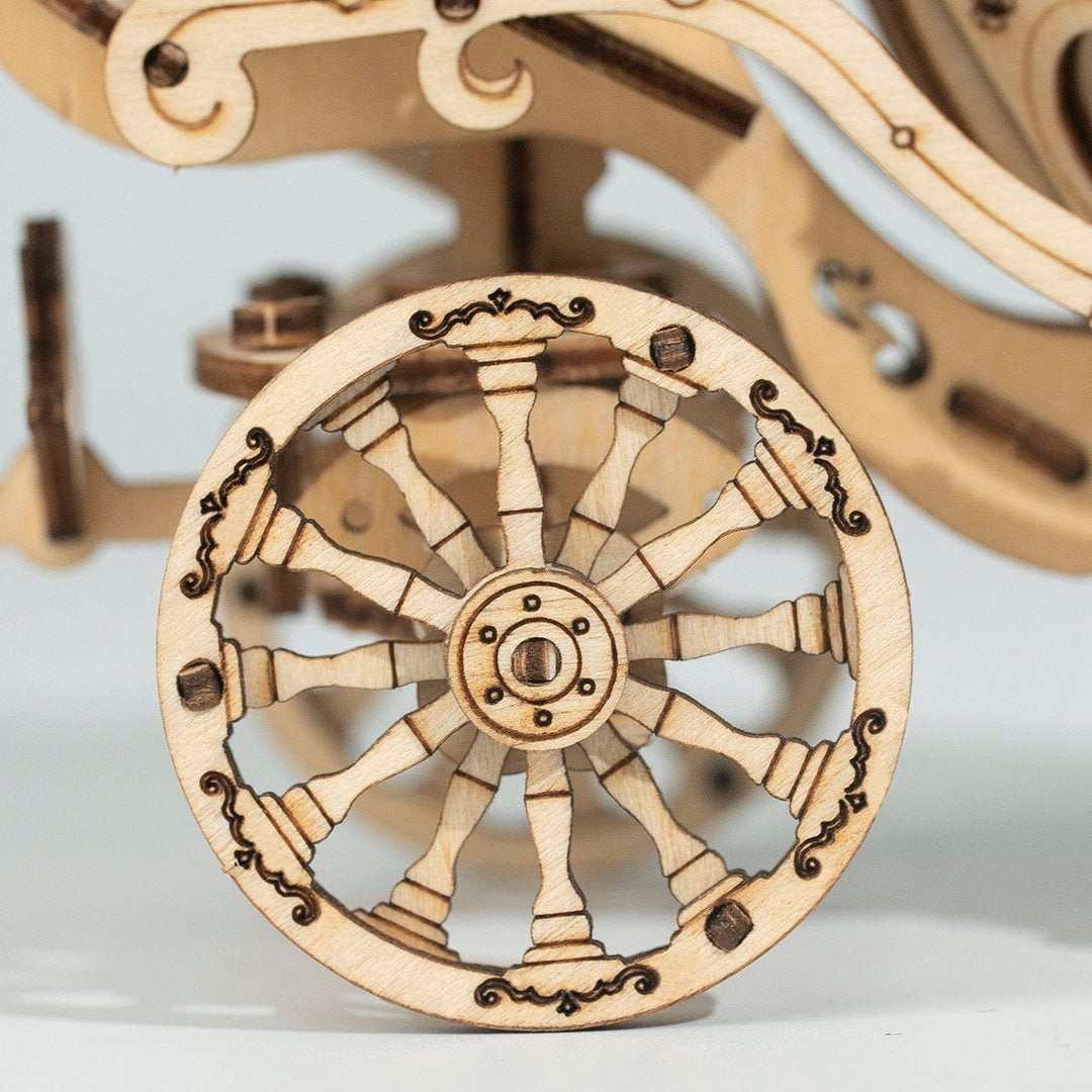 Robotime Classical 3D Wooden Pumpkin Cart