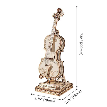 Robotime Classical 3D Cello