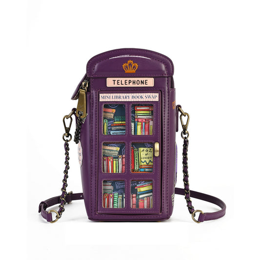 Vendula The Travelling Library Bookshop Book Nook Telephone Box Bag