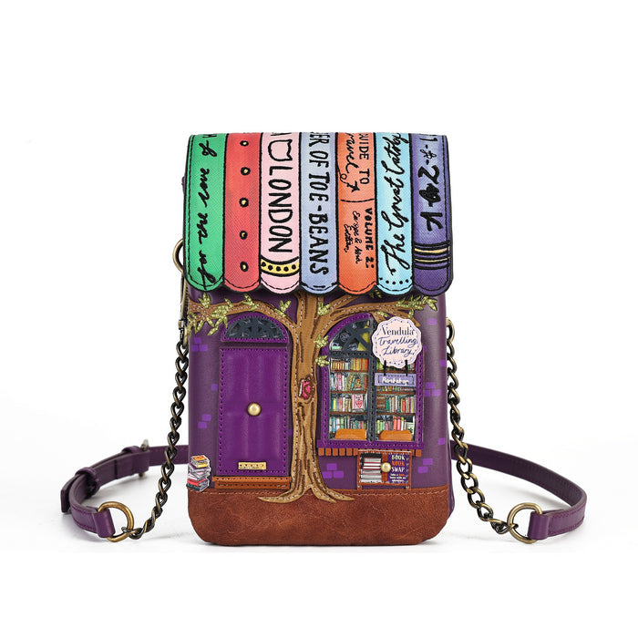 Vendula The Travelling Library Bookshop Phone Pouch