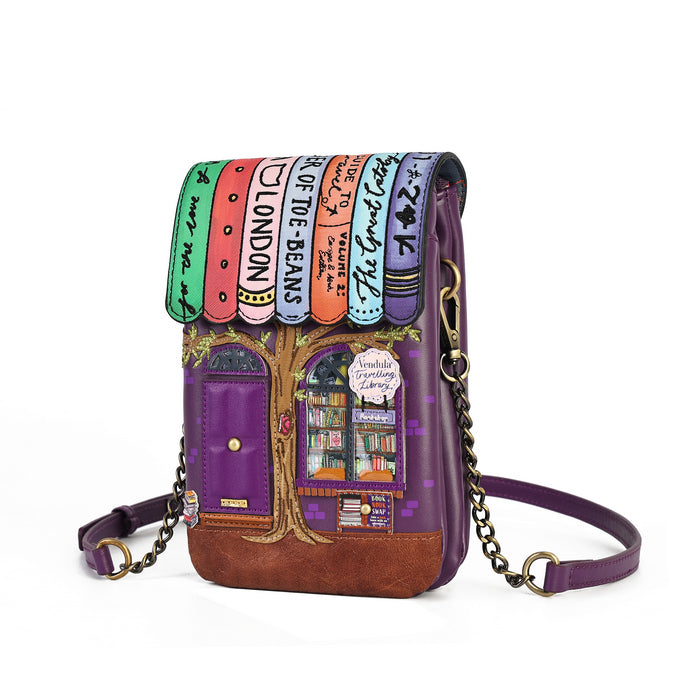 Vendula The Travelling Library Bookshop Phone Pouch