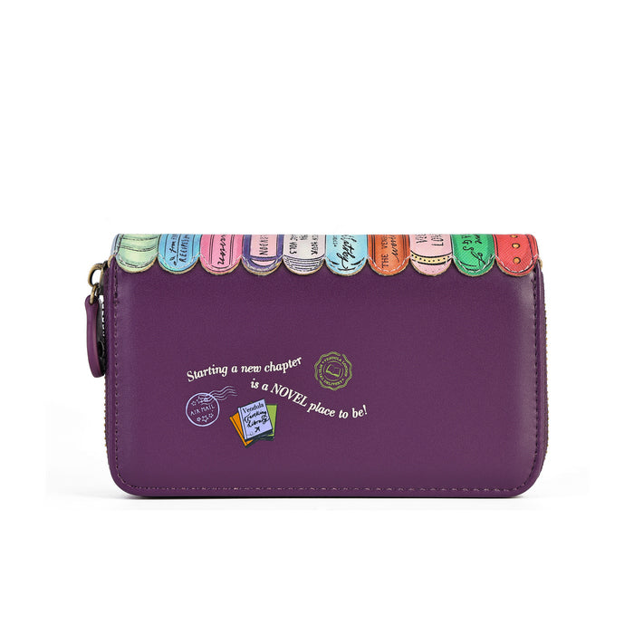 Vendula The Travelling Library Bookshop Medium Ziparound Wallet