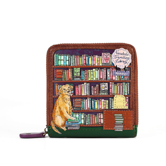 Vendula The Travelling Library Bookshop Square Wallet