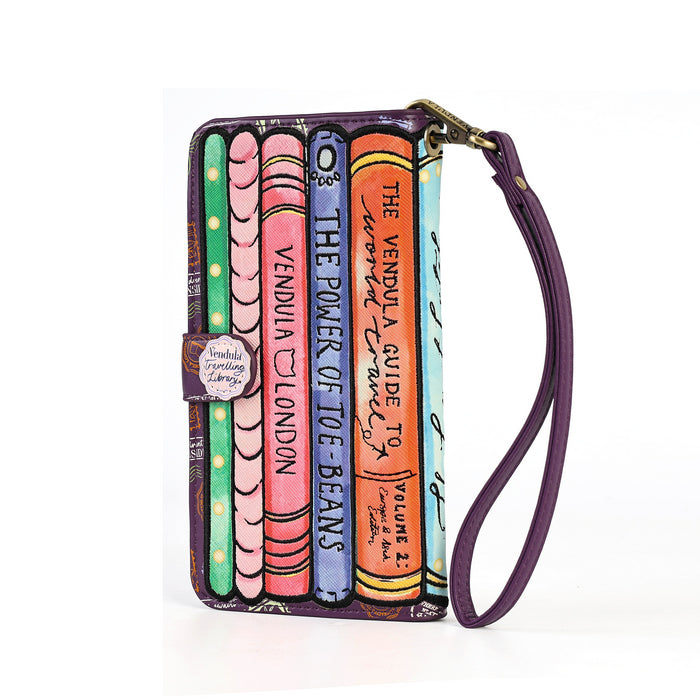 Vendula The Travelling Library Bookshop Universal Flip Phone Case