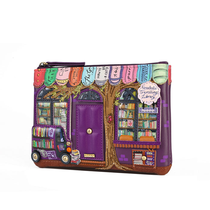 Vendula The Travelling Library Bookshop Zipper Coin Purse