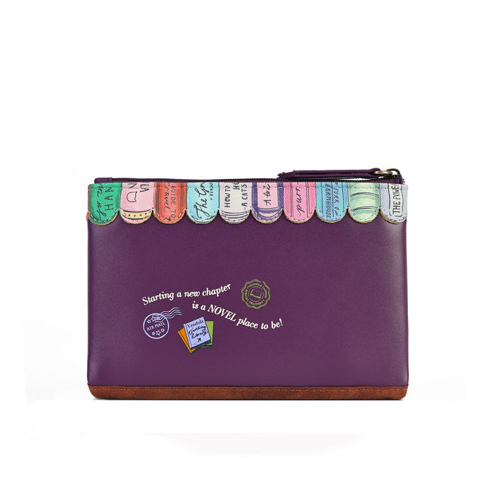 Vendula The Travelling Library Bookshop Zipper Coin Purse