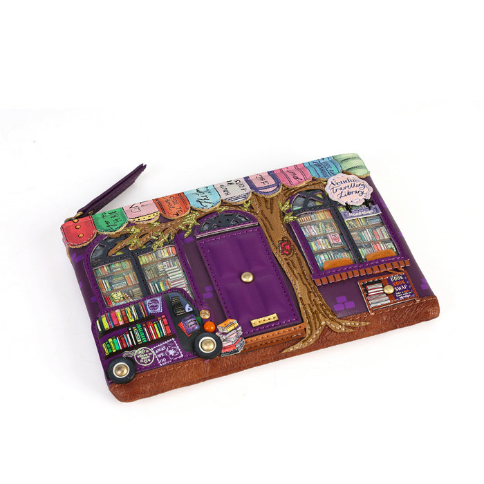 Vendula The Travelling Library Bookshop Zipper Coin Purse