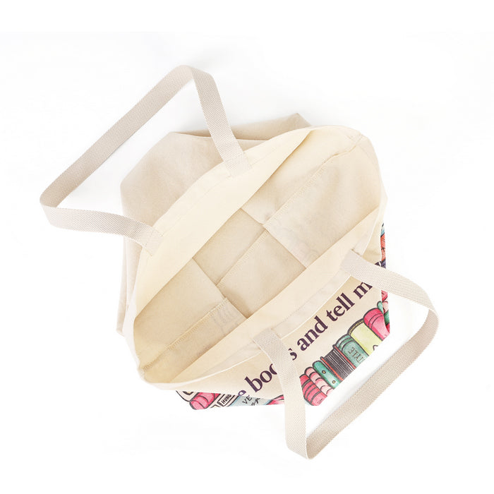 Vendula Travelling Library Bookshop Canvas Tote Bag