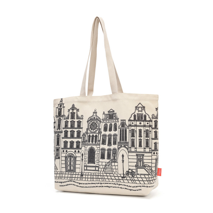 Vendula Cats In The City Canvas Tote Bag