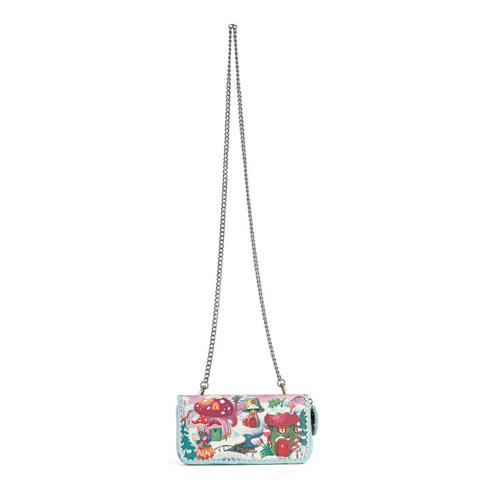 Vendula Fairy Village Snowflake Edition Large Ziparound Crossbody Wallet