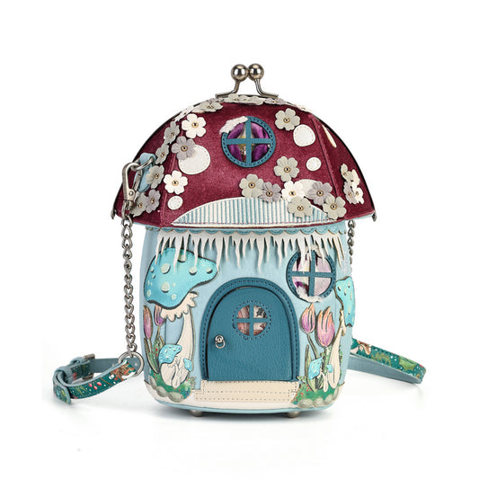Vendula Fairy Village Snowflake Edition Toadstool House Bag