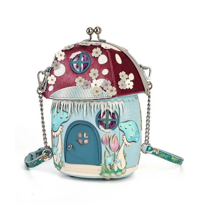 Vendula Fairy Village Snowflake Edition Toadstool House Bag