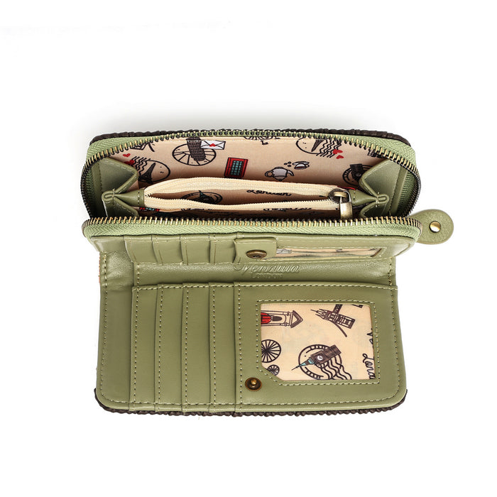 Vendula Flower Shop Amber Edition Medium Ziparound Wallet