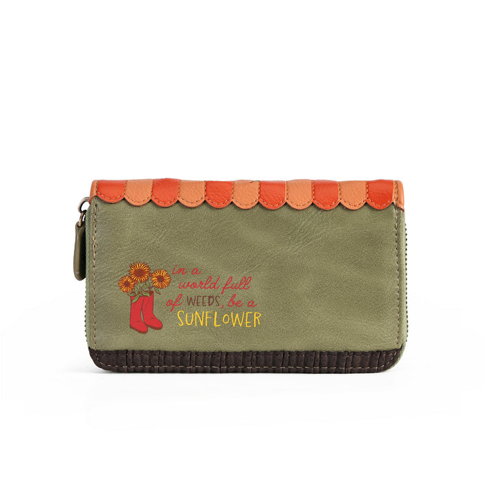 Vendula Flower Shop Amber Edition Medium Ziparound Wallet